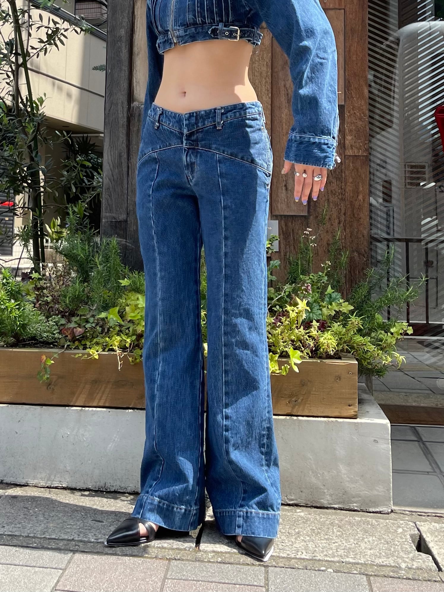 FETICO フェティコ / BACK SLIT JEANS | TRENTオンラインショップ 