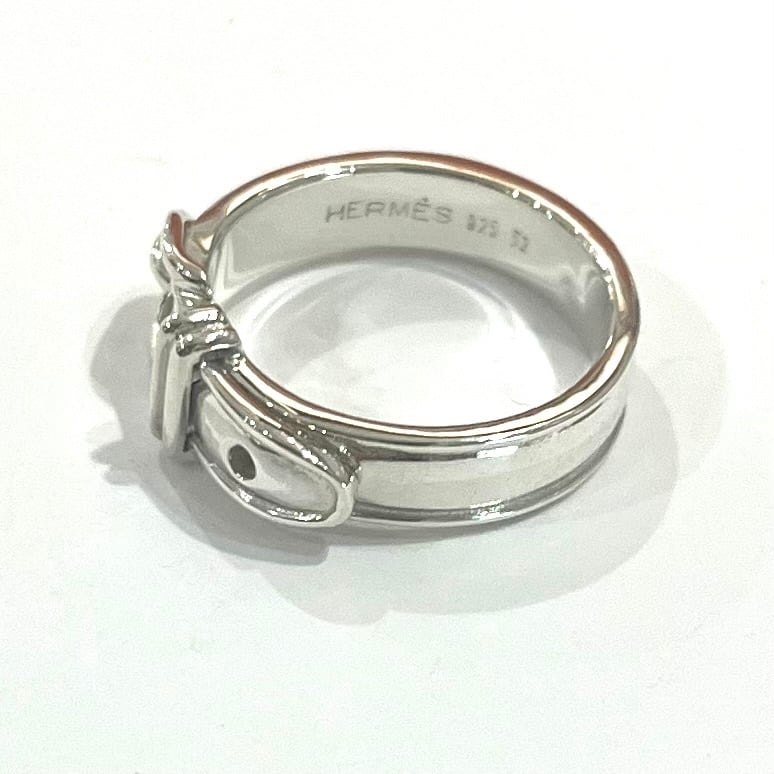 名品【HERMÈS】1962 HERMES エルメス ベルトリング 12号／シルバー925