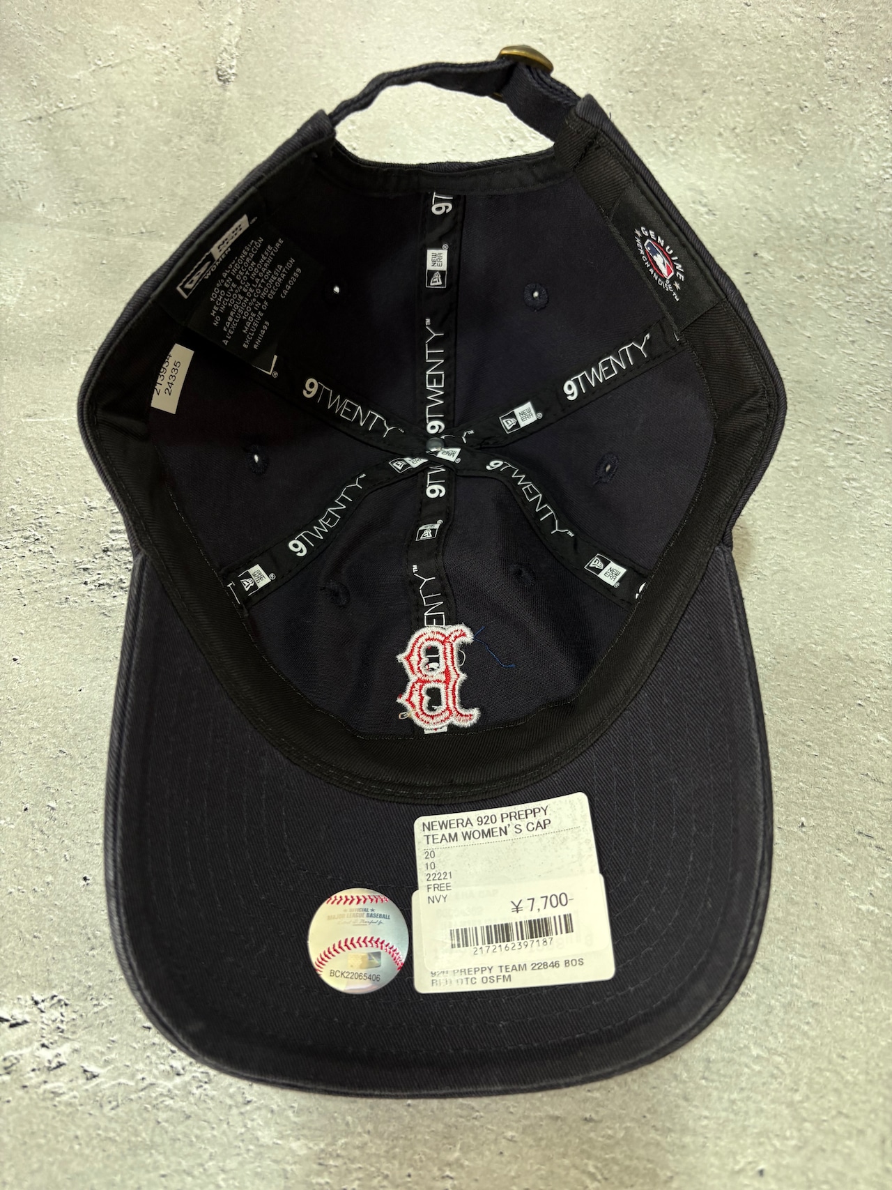 NEW ERA/ニューエラ 9TWENTY/920 woma ウォッシュドコットン ボストン・レッドソックス MLB