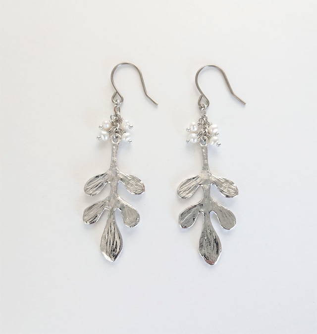 leaf pierce / earring  003