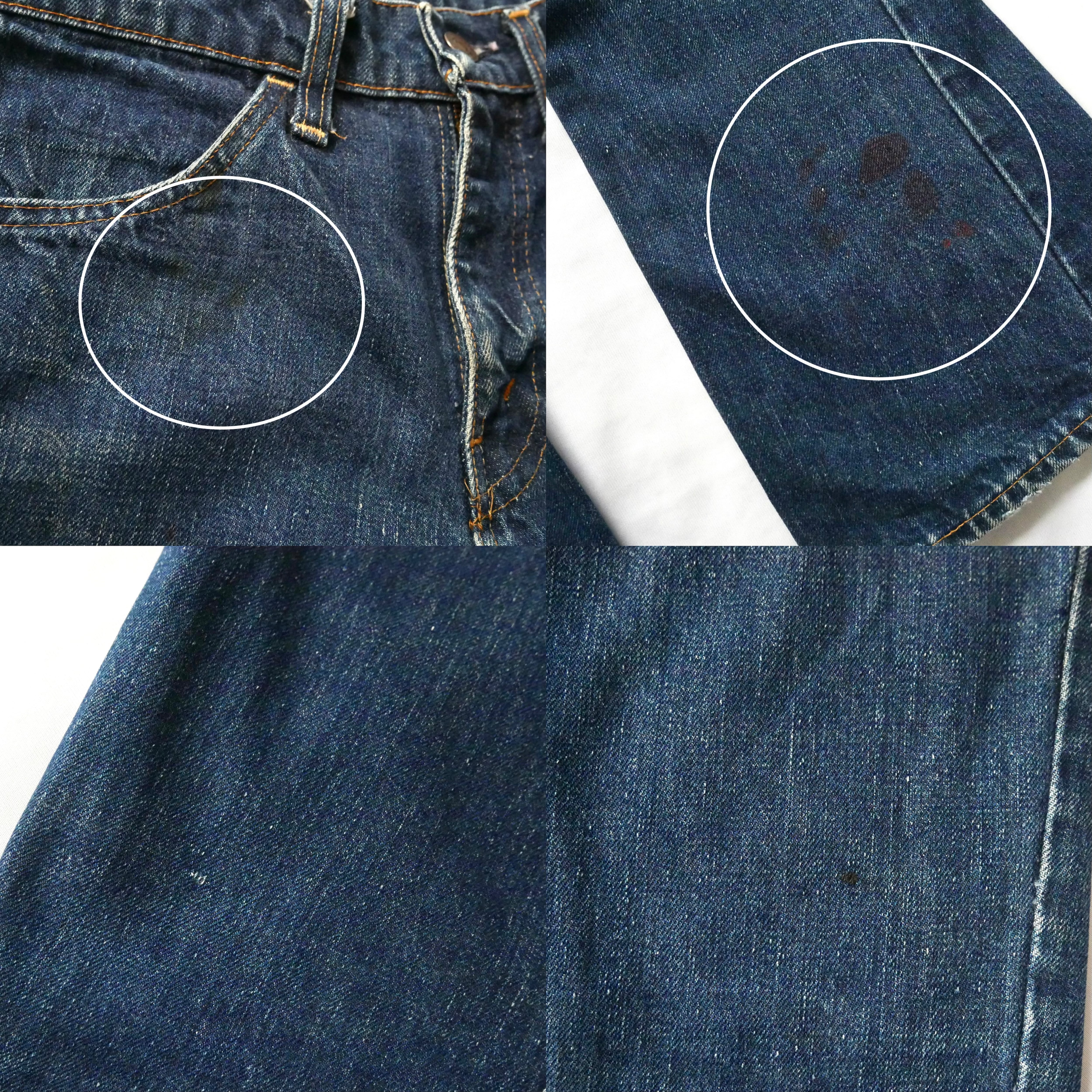 70s vintage levis big E 646 746 flare denim pant 70年代