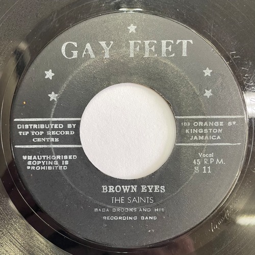 THE SAINTS - BROWN EYES / BABA BROOKS - KING SIZE