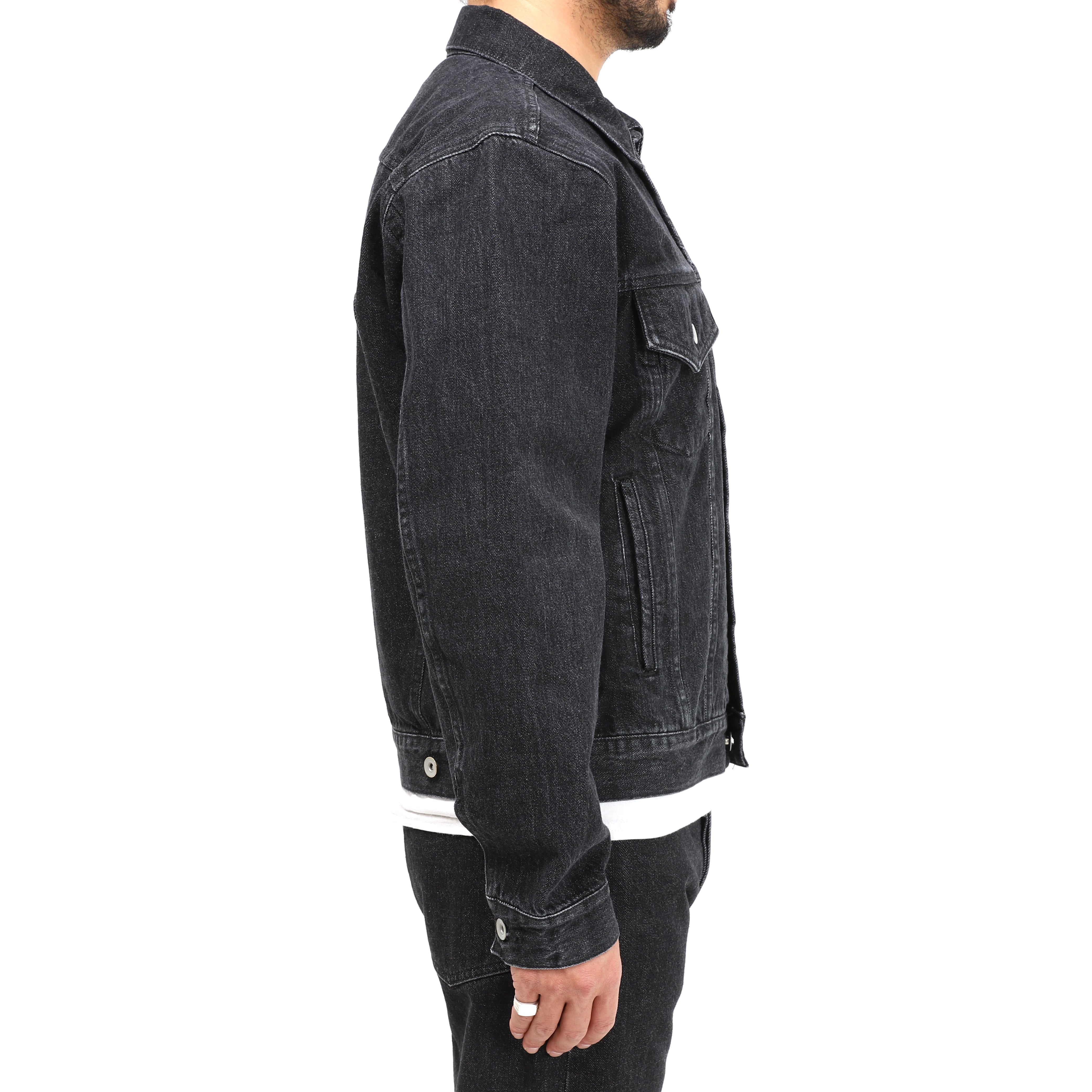 Japan Black Washed Denim Jacket