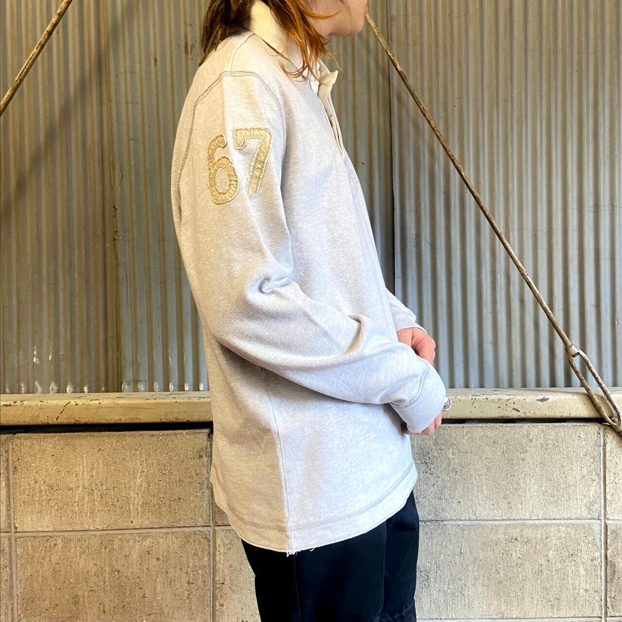 POLO JEANS COMPANY ラルフローレン 星条旗 長袖 ラガーシャツ メンズL