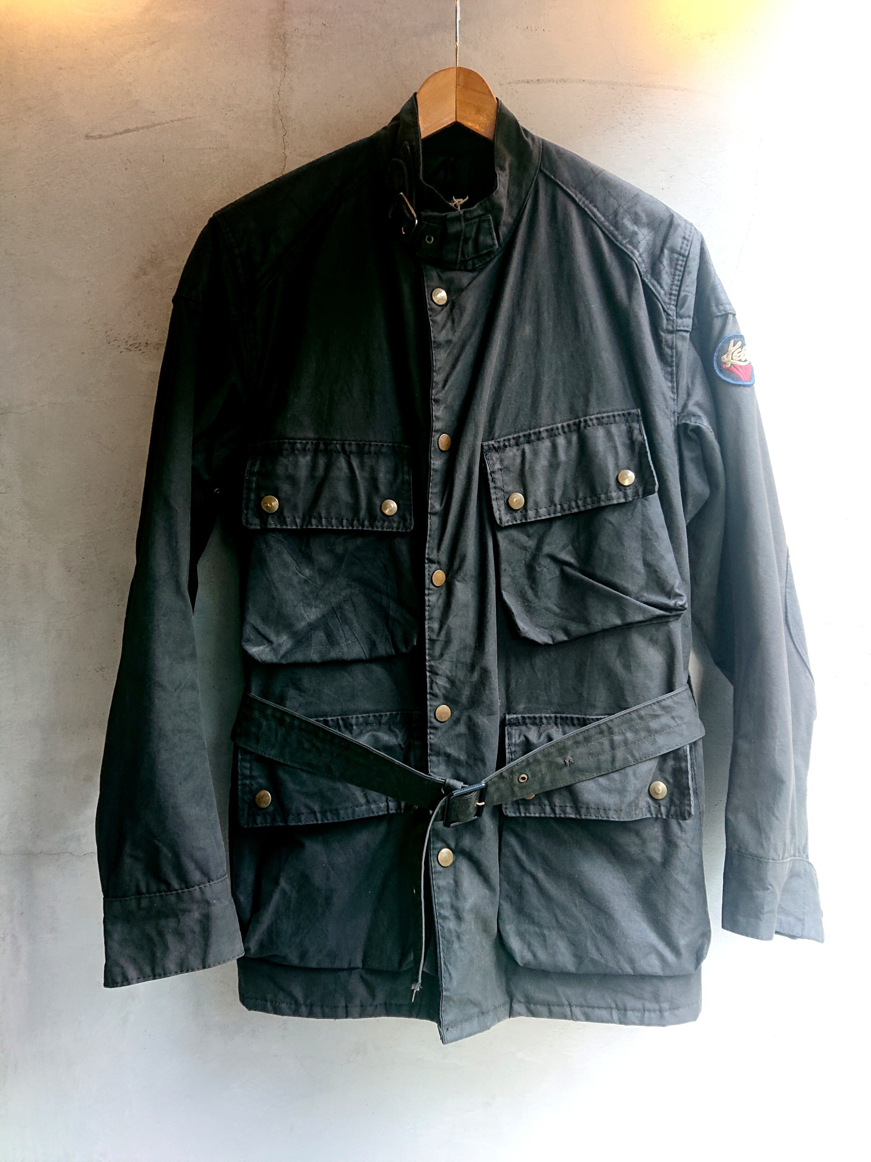 1970s "KETT WAXED MOTORCYCLE JACKET " MADE IN ENGLAND
