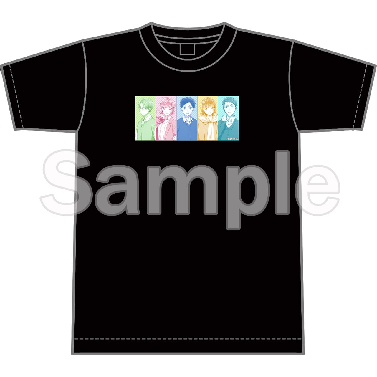 4571576720778受注生産】アオのハコ Tシャツ（制服Ver.）黒 M | エムズ