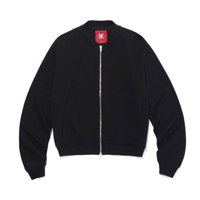 [WOOALONG] Diagonal way sweat jacket - BLACK 正規品  韓国 ブランド 韓国ファッション 韓国代行 アウター ジャケット