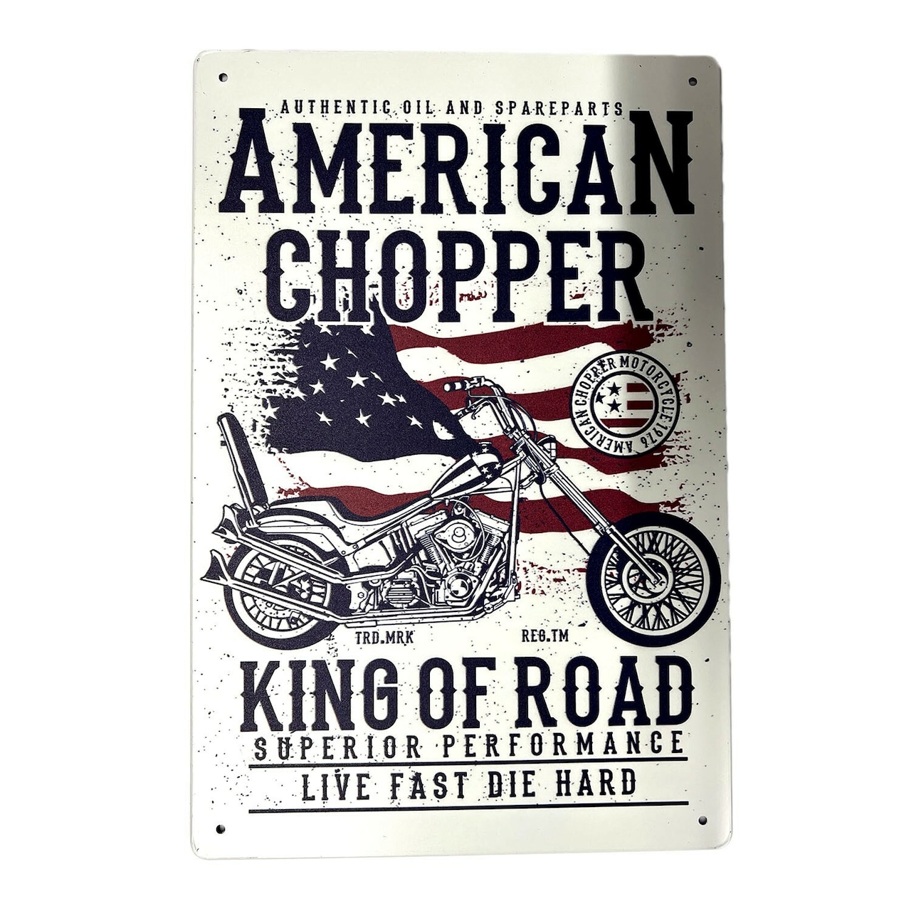【AMERICAN CHOPPER】サインボードサインボード　ビンテージ風　アメリカン雑貨