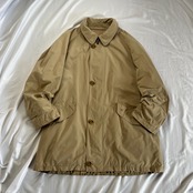 BURBERRY LONDON　ステンカラー　ハーフコート　チンスト　バーバリーロンドン　ベージュ 古着