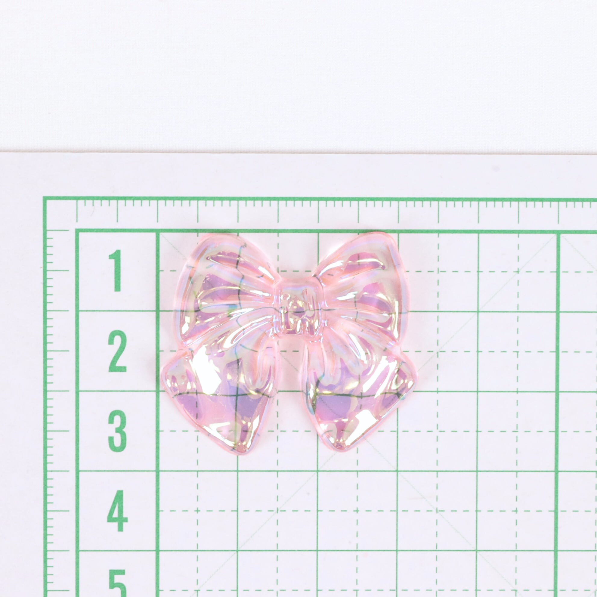リボン オーロラ クリア パーツ 樹脂 02000234 ハンドメイド 装飾 飾り