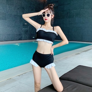 ✞ 水着 ビキニ スウィート ガーリー ✞ゴスロリ SM ミリ 甘ロリ クラロリ 和ロリ エレガント 黒ロリ 姫ロリ 華ロリ BB-BB9389923