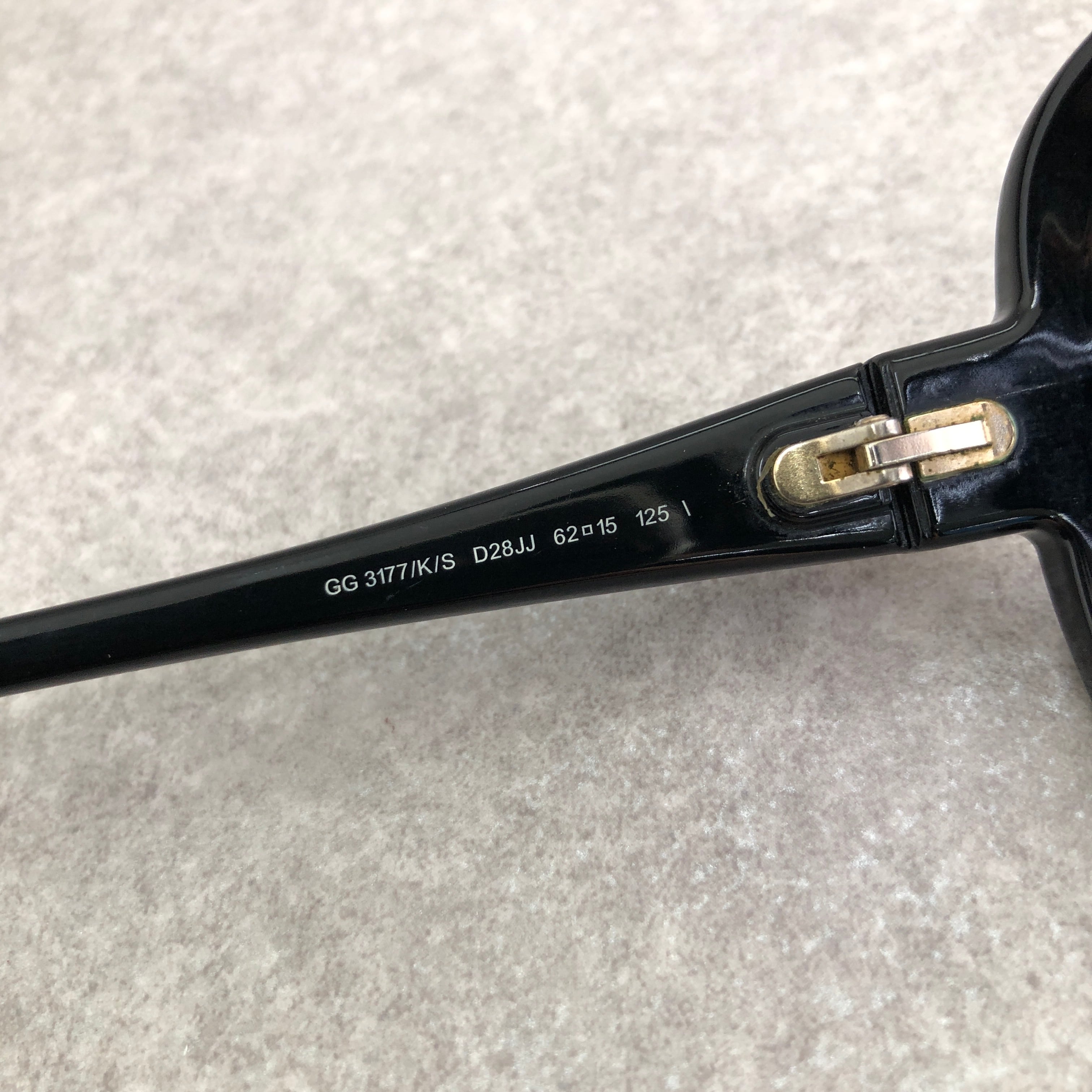 GUCCI グッチ サングラス ブラック GGロゴ vintage ヴィンテージ