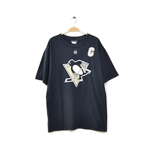 カナダ製 リーボック NHL ピッツバーグ ペンギンズ アイスホッケー Tシャツ メンズL Reebok ヴィンテージ 古着 @BB0598