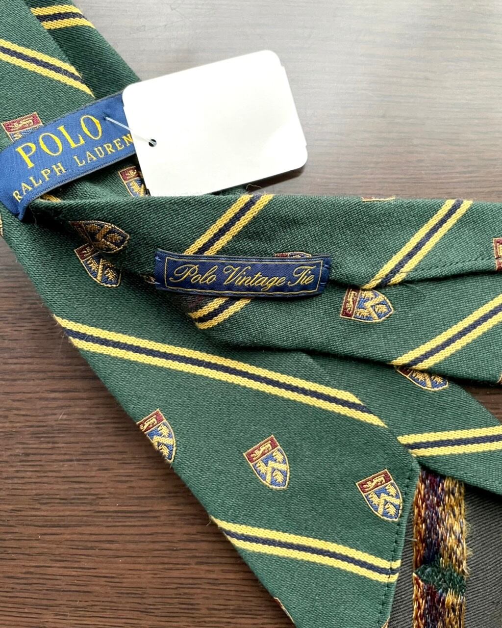 新品 Polo Ralph Lauren ウール/シルク ロイヤルクレストタイ