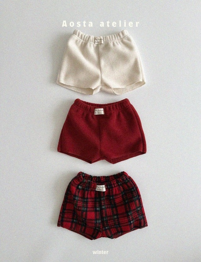 【即納】Aosta / Winter BonBon short Pants