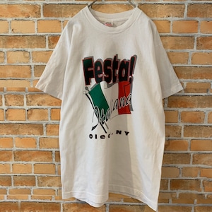 【FRUIT OF THE LOOM】80s 90s イタリア Tシャツ M