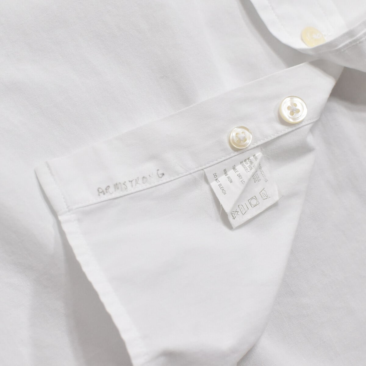Christian Dior 90'S 長袖 コットンドレスシャツ ヴィンテージ Christian Dior - クリスチャンディオール 90s オールド 長袖