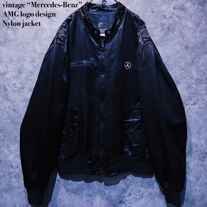 【doppio】vintage “Mercedes-Benz” AMG logo design Nylon jacket