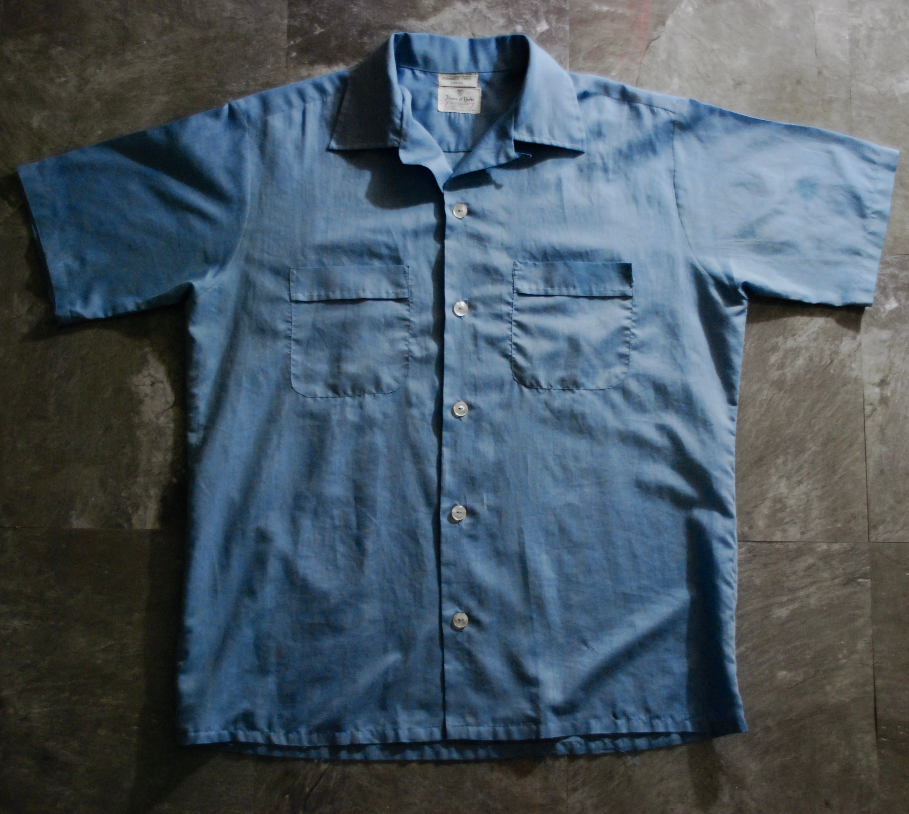 60s House of yorke open collar shirt | Oruri vintage store 