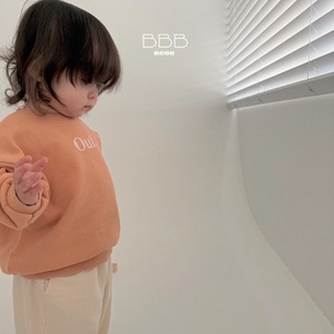 【Bella bambina】Oui, スウェット オレンジ 70~100cm