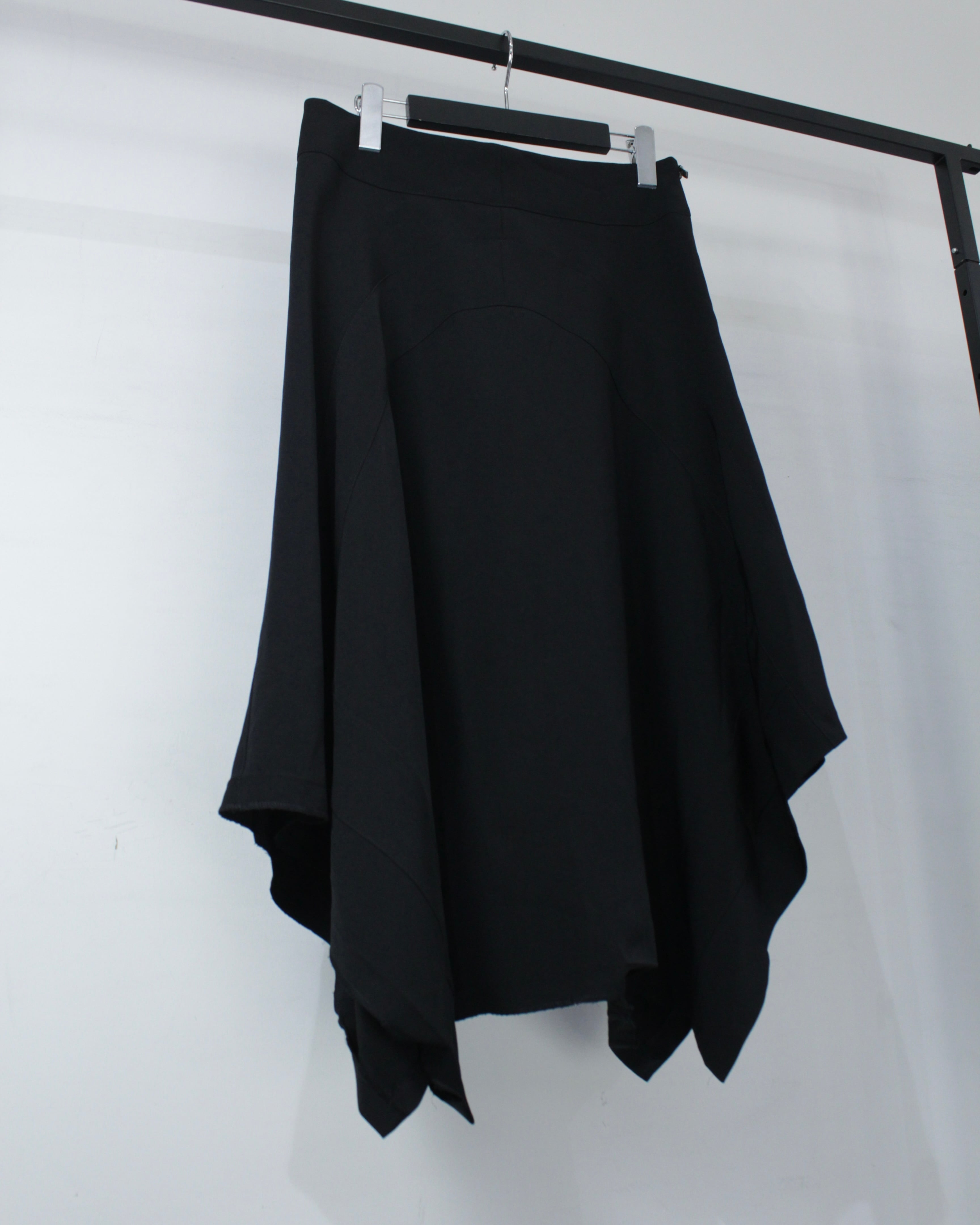 Caka BLACK】Double Zip Up Gimmick Euro Vintage Skirt | Caka(カカ