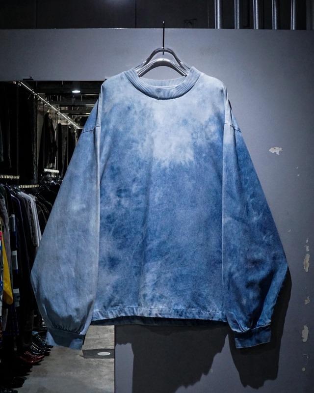 【add (C) vintage】80's〜90's Beautiful Aging Vintage Mock Neck Pullover
