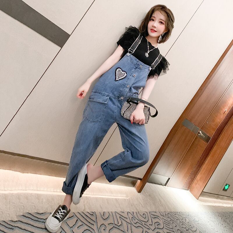 メッシュTシャツ ルーズオーバーオール スプリングサマー 春物 夏物 ステッチ MIUCO31041533874