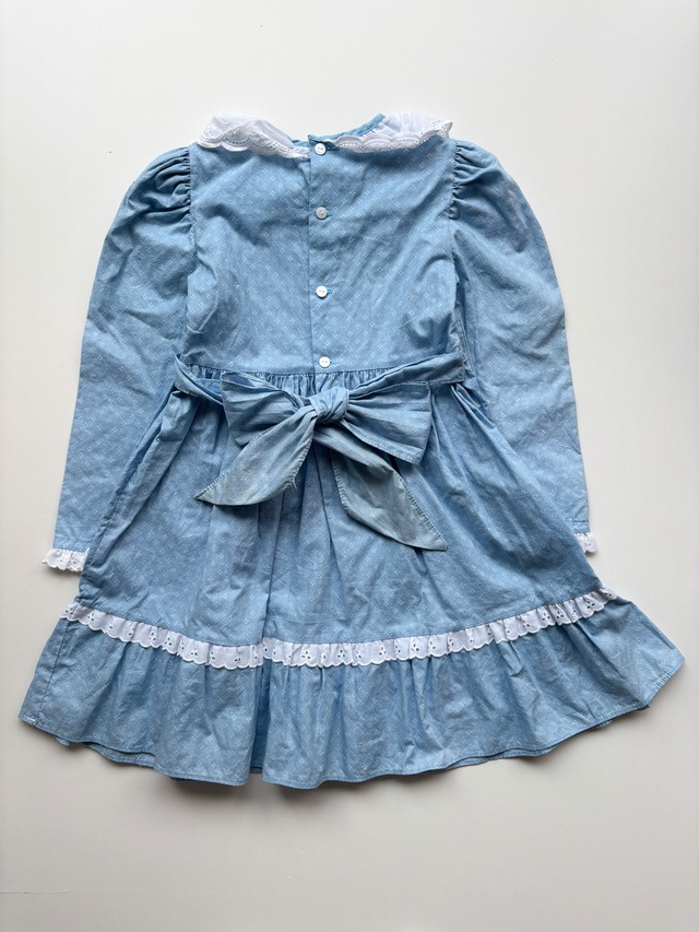 【4T相当・vintage 】ピンタックドレス