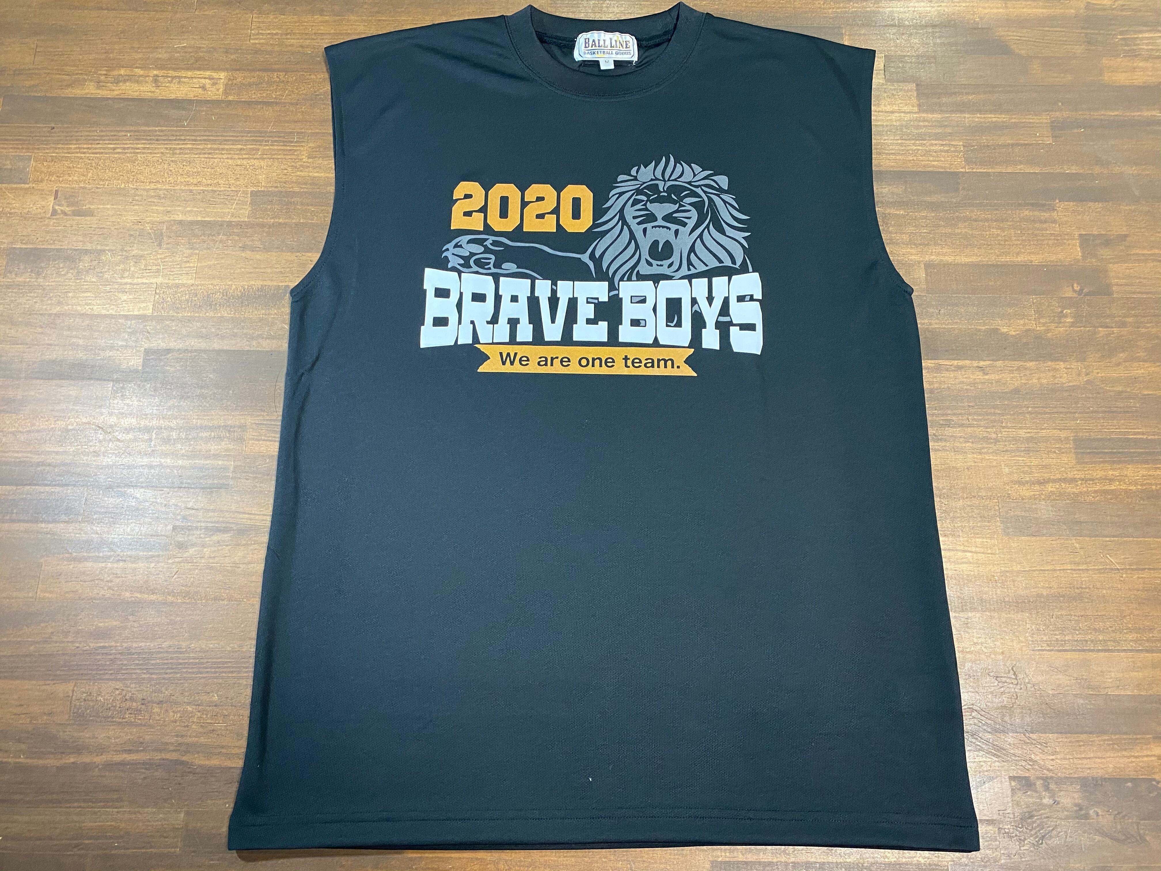 【デザインサンプル】隈之城BRAVE BOYS  (U12・男子)  スリーブレスシャツ