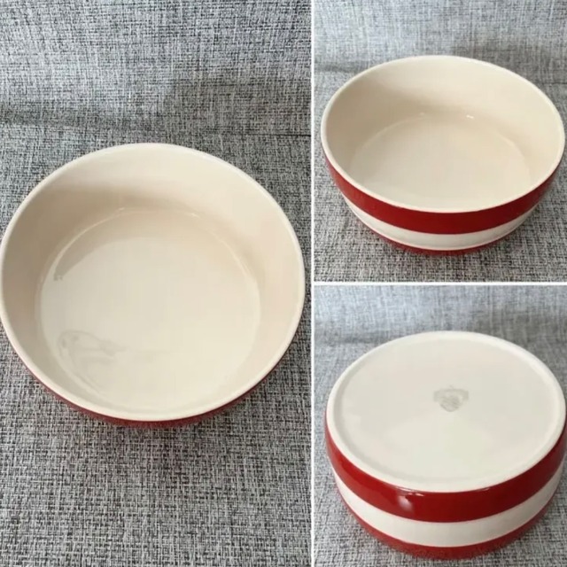 【cornishware】ドッグボウル
