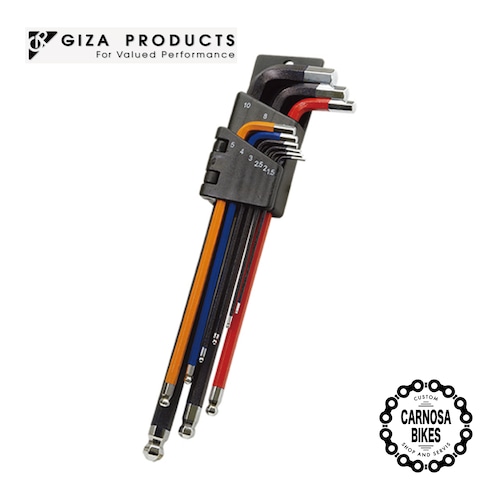 【Giza Products】9本 六角レンチ セット