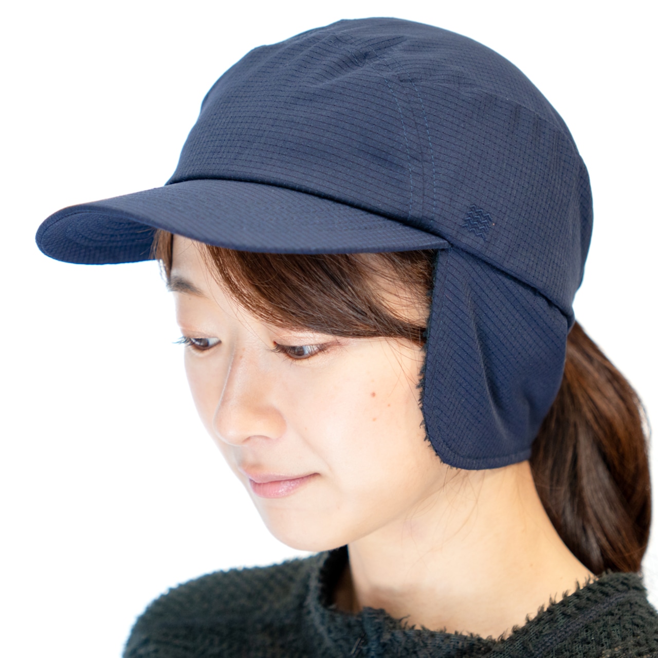 POLARTEC アルファダイレクト90 イヤーマフキャップ(冬山キャップ/耳付き/耳当て)