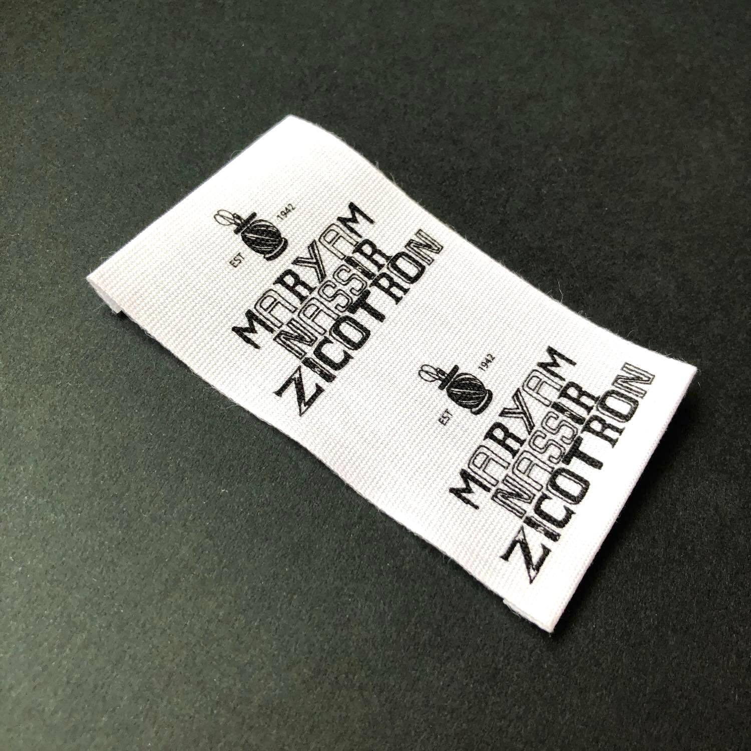 糸巻きと英字の2段プリントタグ | Dua-アクセサリーパーツショップ