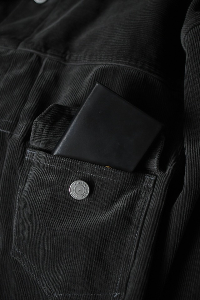 Short Wallet - Serpentine Black × DOUBLE Brown