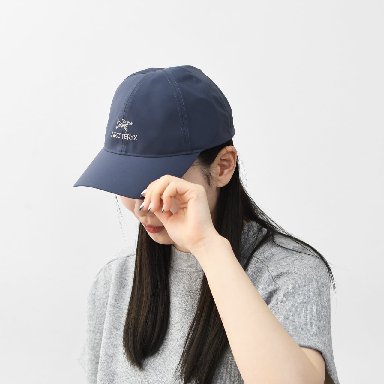【新品】ARC'TERYX ブラック バードワード キャップ S/P - M/M ARC'TERYX (アークテリクス) メンズ キャップ ロゴ 刺繍 バード ワード