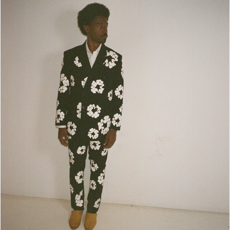SAINTMICHAEL】SM-YS1-0000-C49/DT_SLACKS/CT WRTH/BLACK | AYIN
