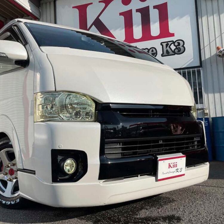 ハイエース フロントハーフスポイラー 純正塗装済み | WORK3