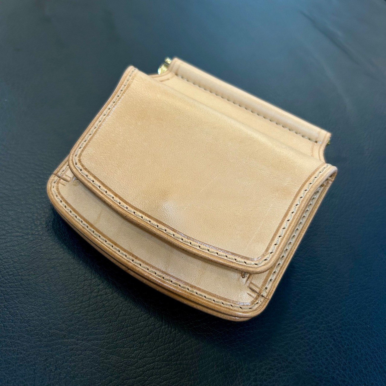 Bluesunshinetrading×6Tleatherworksコラボ マネークリップ Natural - 1