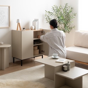 キャビネット バイカラー 幅70cm