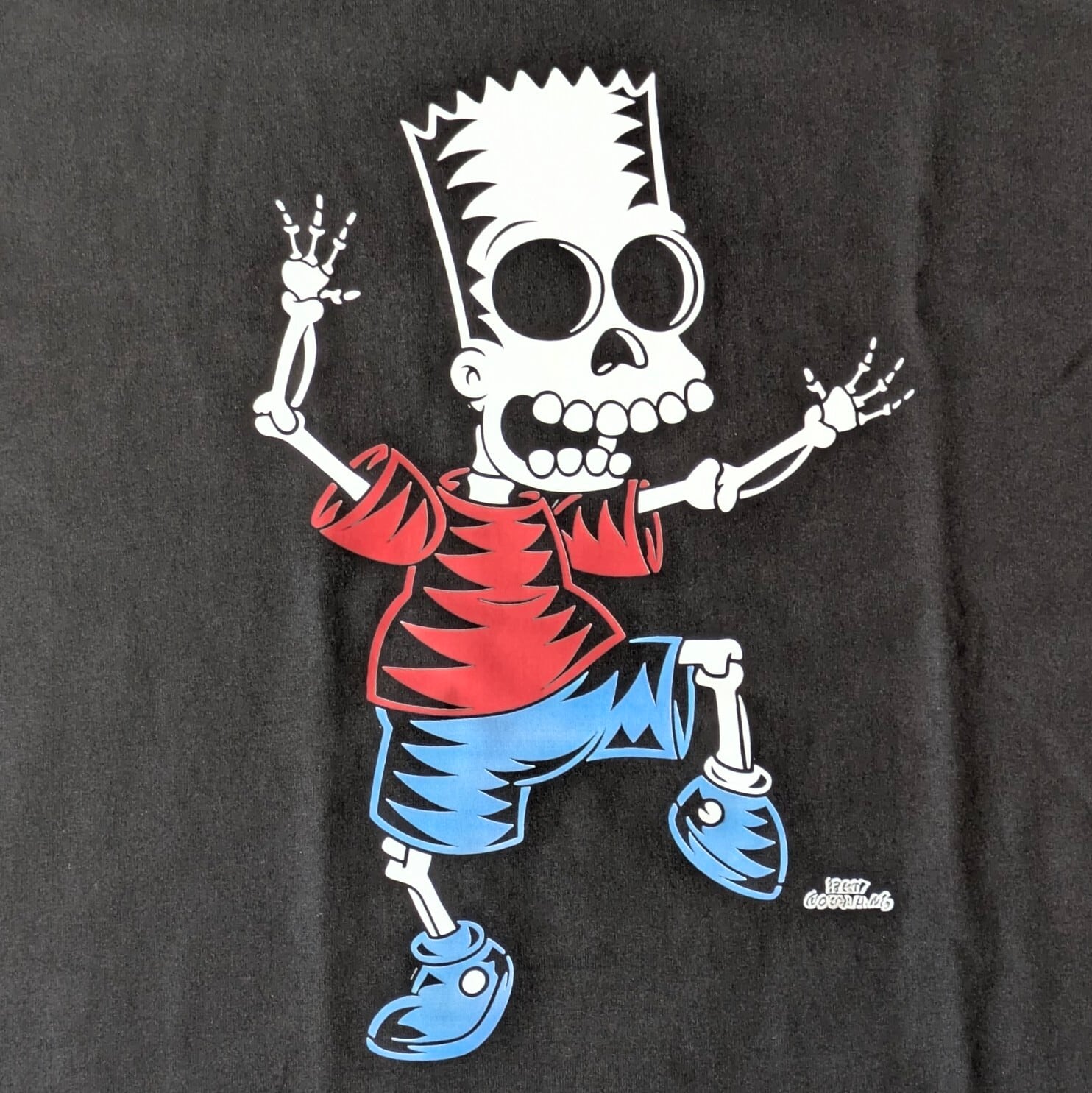 【 The Simpsons（ ザ・シンプソンズ ）】バートシンプソン スケルトンver. / Tシャツ〚アメリカン雑貨 アメトイ〛