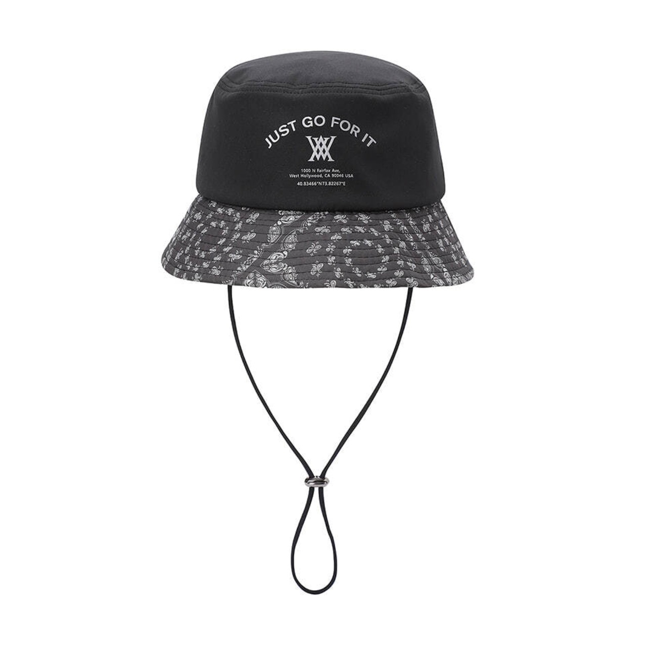 ANEW Paisley Point Bucket Hat [サイズ: F (AGDUUCP42BKF)] [カラー: BLACK]