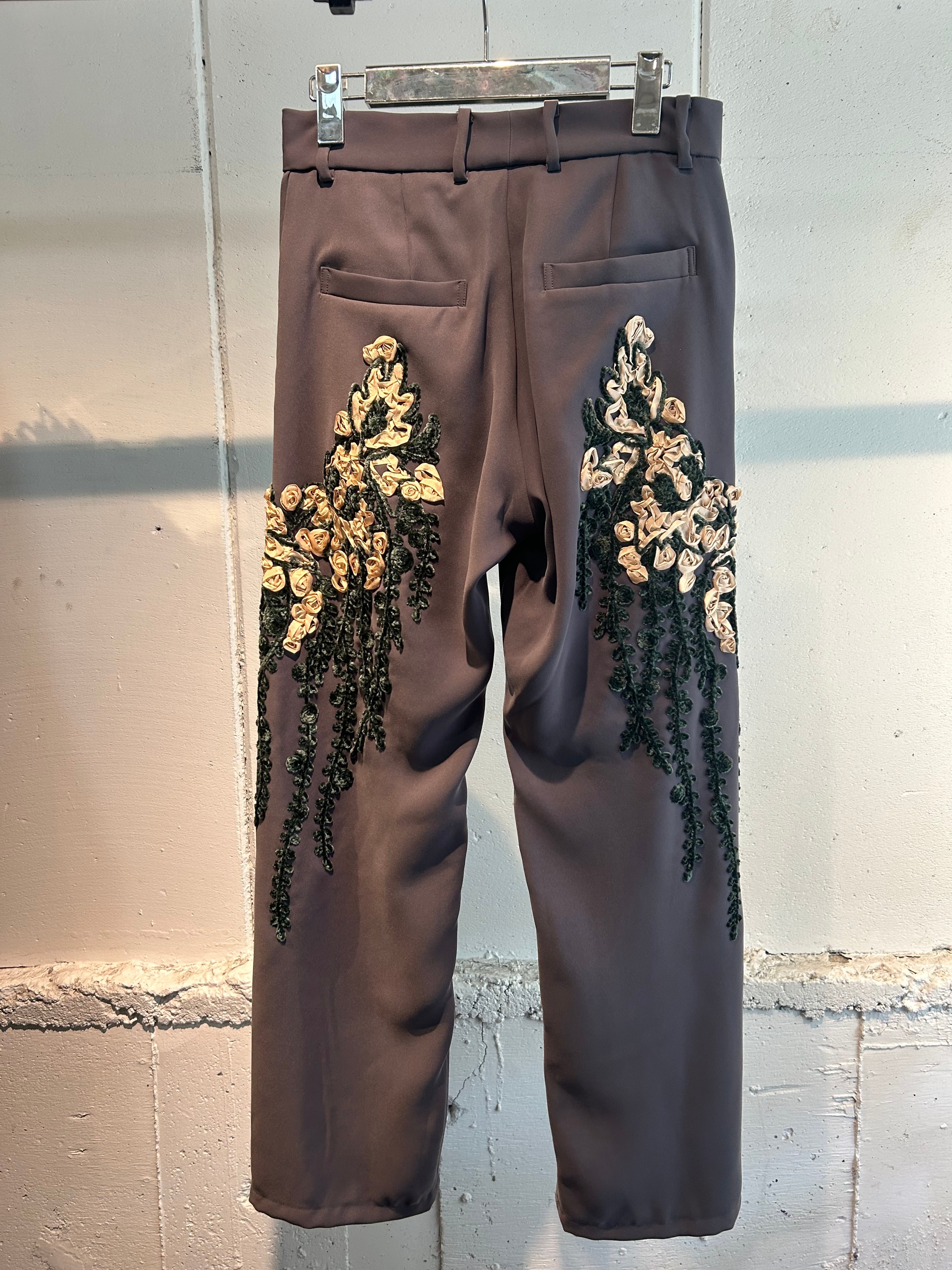 FUMIETANAKA side embroidery pants | AAR
