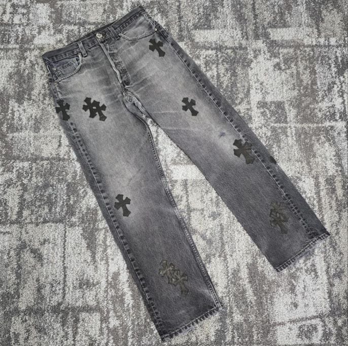 CHROME HEARTS クロムハーツ Levis 501 クロスパッチ デニム ジーパン