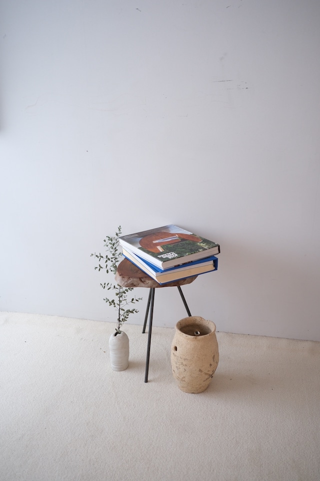 一枚板 Side table "欅" #004