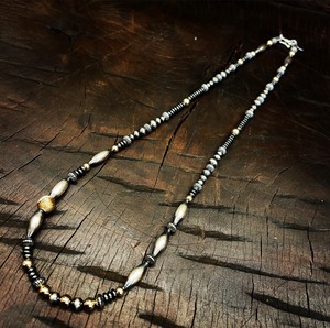 ブライト（Bright）ネックレス（Wave S Hematite）50cm