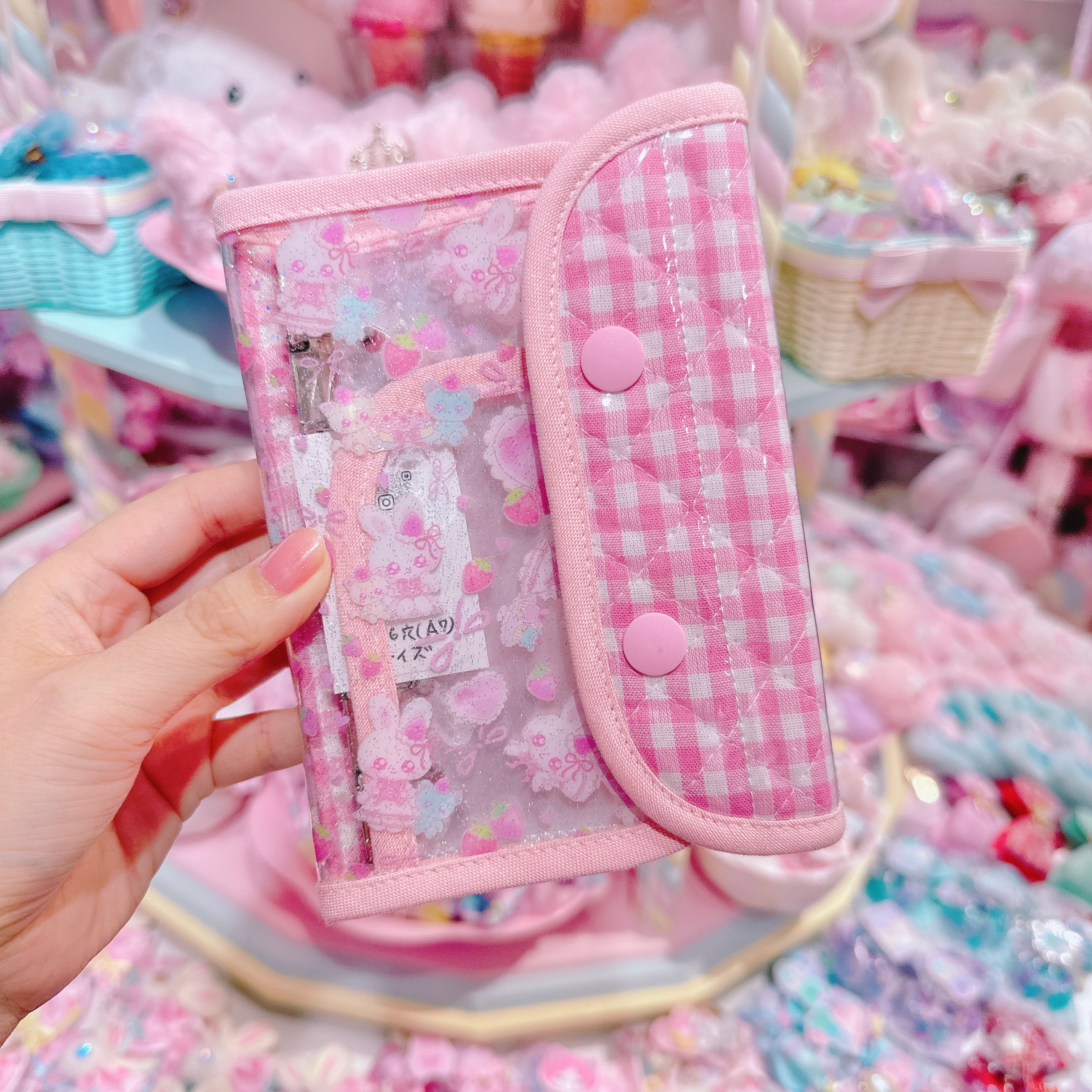 【N4】41-14 A7ミニ６穴シール帳（台紙付き）