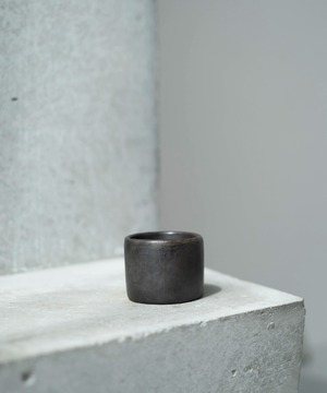 ブラック ポタリー / Black pottery cup