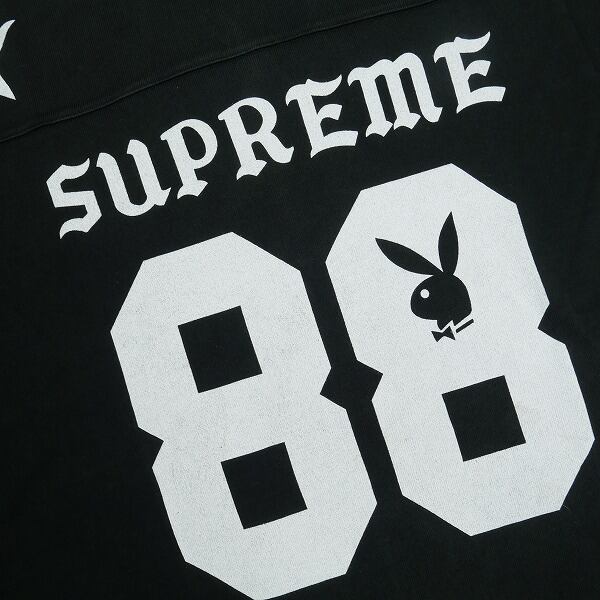 Size【M】 SUPREME シュプリーム ×Playboy 26SS L/S Football Top