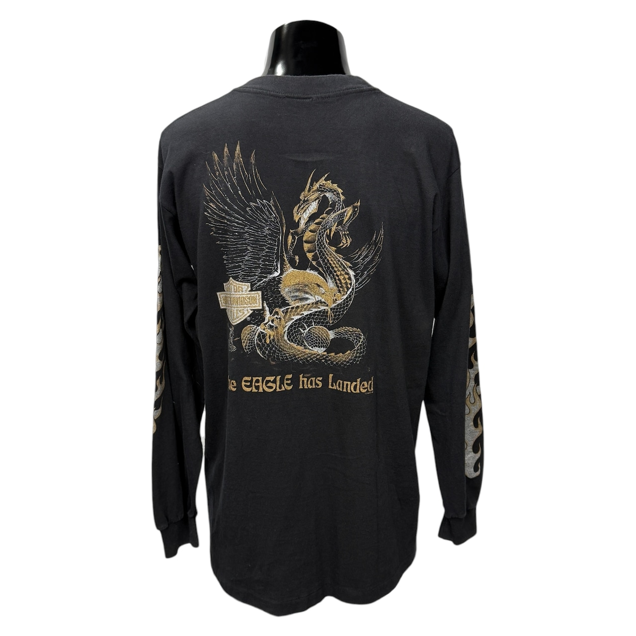 【HARLEY-DAVIDSON】ハーレーダビッドソン "The EAGLE has Landed" 90's Vintage ロンT