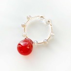 candy cuff【GD】アップル×フラッシュグレーオニキス